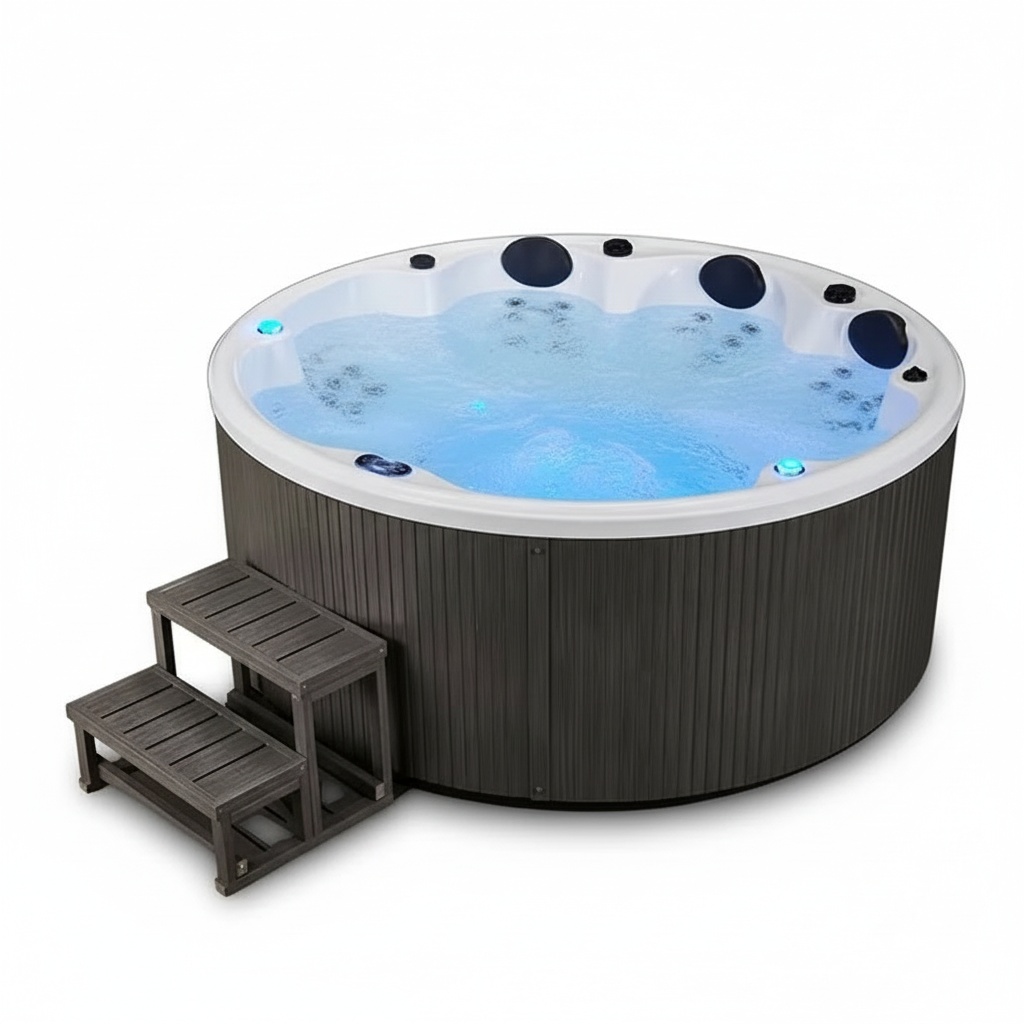 Hot Tub - Volwassenenmassagebad, 7-persoons groot vrijstaand acryl spa