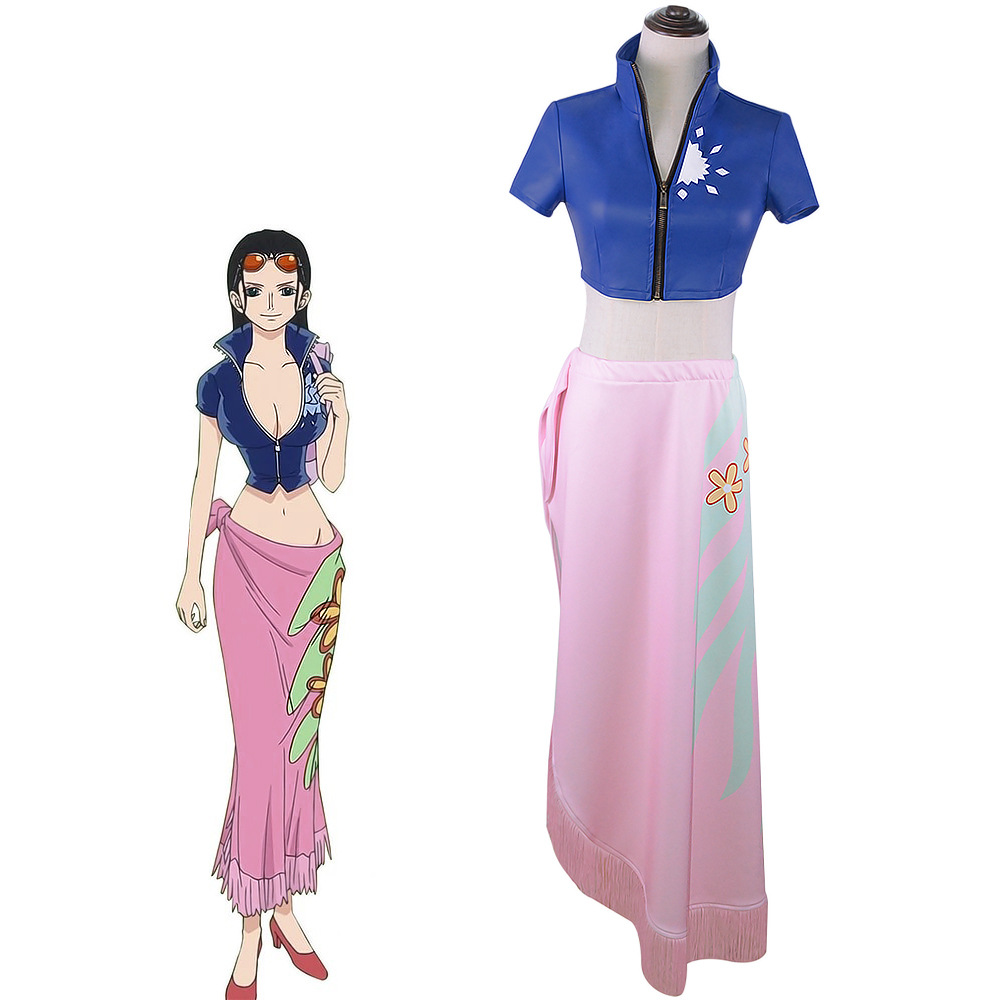 Bathrobe - Anime One Piece Nico Robin Cosplay