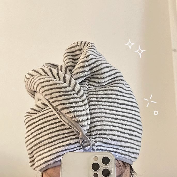 Spa Towel - Microvezel handdoek met strepen voor het