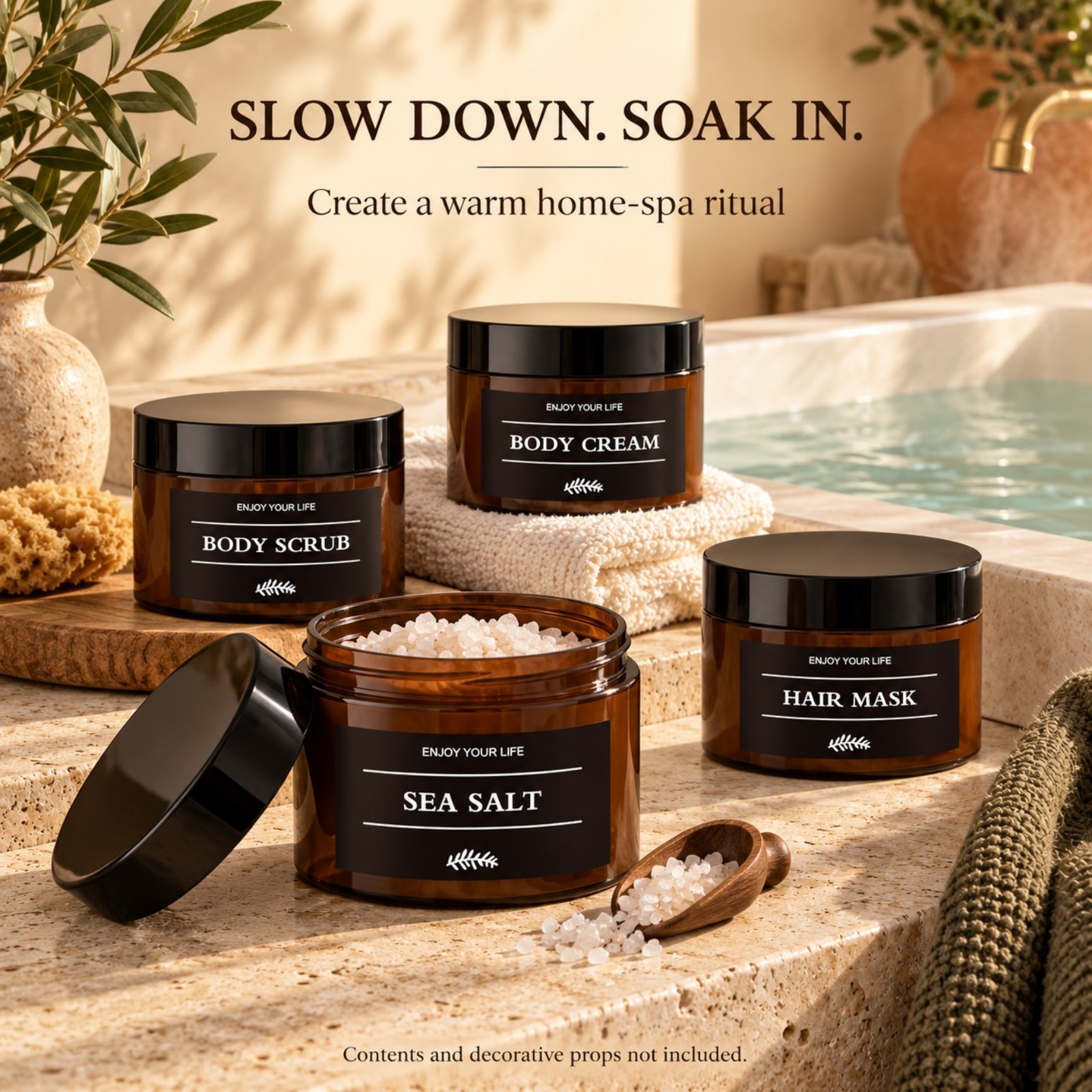 Opbergpotten voor de badkamer, - Bath Salts recensie en prijs