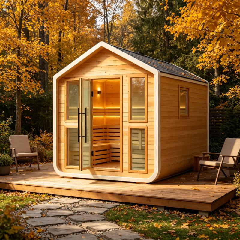 Luxe sauna cabine op maat, mas - Spa Wellness Gym recensie en prijs