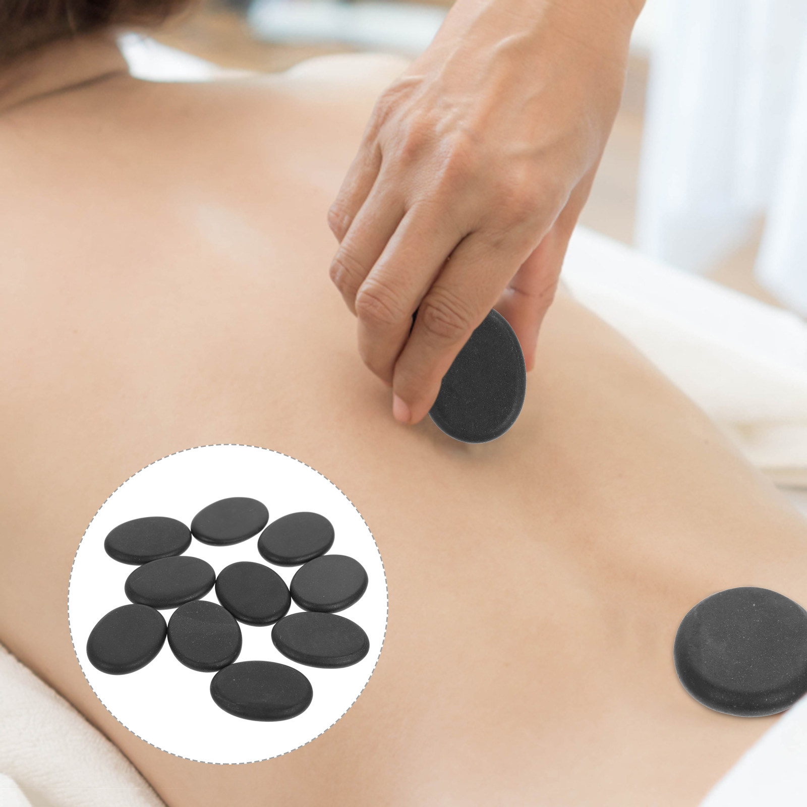 10 stuks vulkanische hete sten - Foot Spa recensie en prijs
