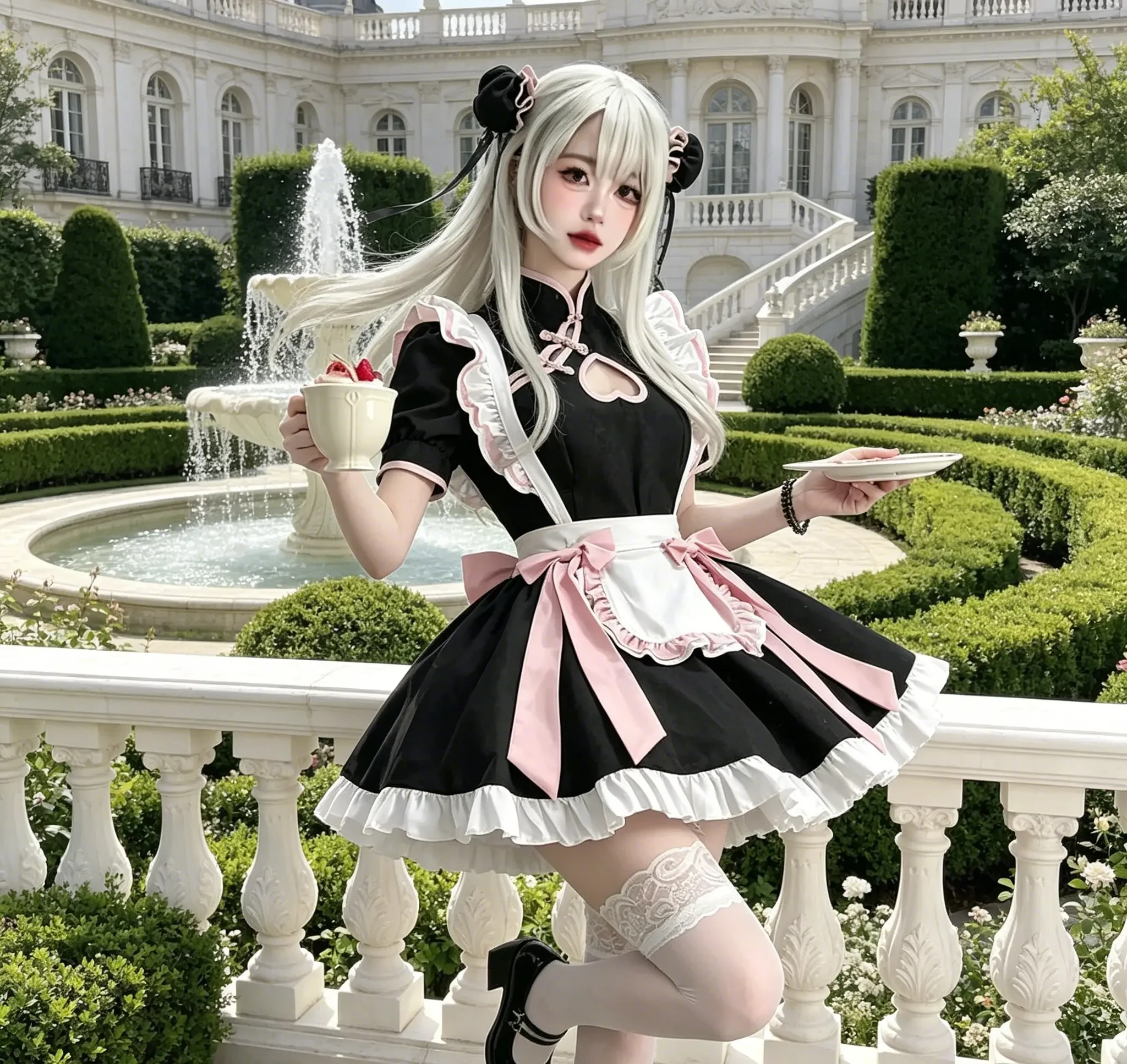 Nieuwe Sweet Lolita Maid cospl - Bathrobe recensie en prijs
